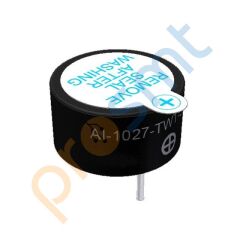 AI-1027-TWT-5V-R AUDIO MAGNETIC INDICATOR 3-7V TH - ALARM, BUZZER, SIREN