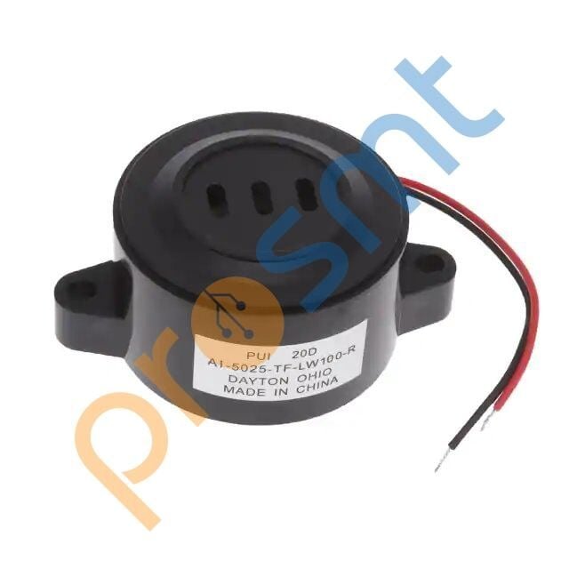 AI-5025-TF-LW100-R AUDIO INDICATOR 15 VDC 75 MA 117 - ALARM, BUZZER, SIREN