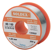 Soldex 1mm Sn60 Pb40 Lehim Teli 200gr