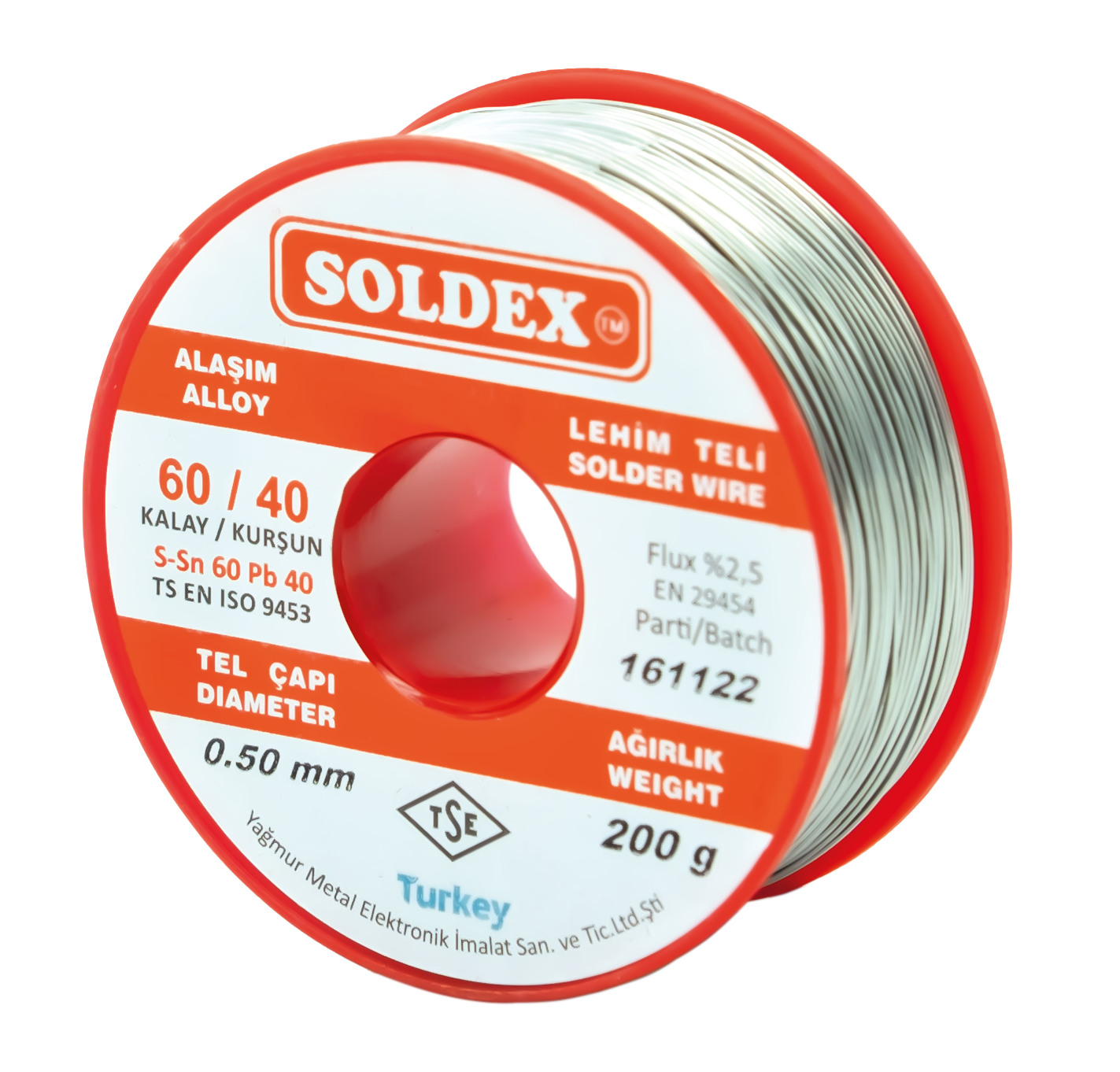 Soldex Sn60 Pb40 0.50mm 200gr