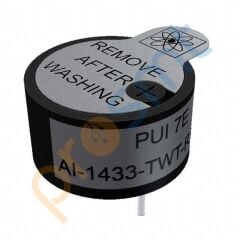 AI-1433-TWT-R AUDIO PIEZO INDICATOR 3-18V TH - ALARM, BUZZER, SIREN