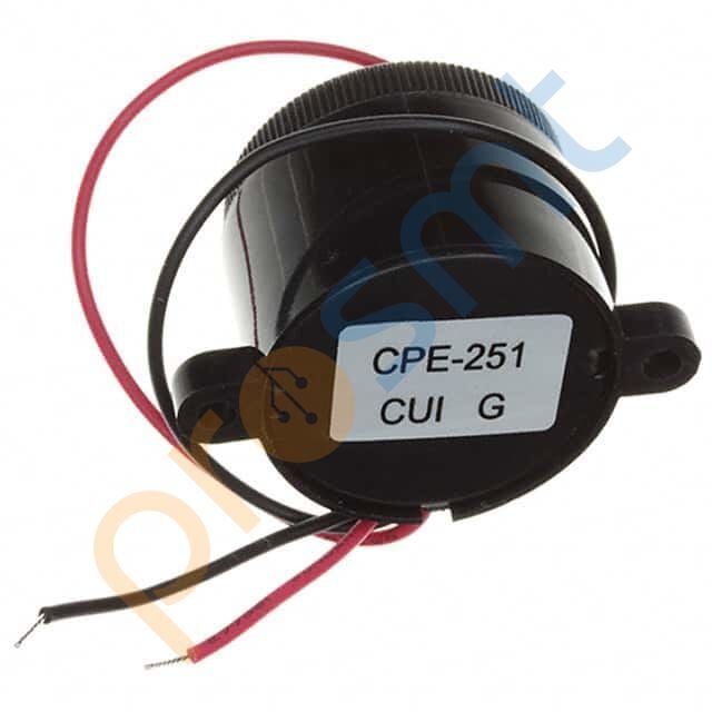 CPE-251 AUDIO PIEZO INDICATOR 4-28V CHAS - ALARM, BUZZER, SIREN