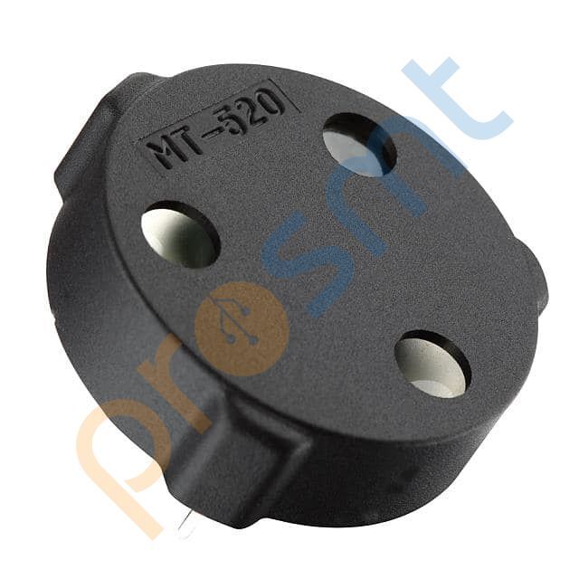 MT-520 BUZZER PIEZO 18V 51.5MM TH - ALARM, BUZZER, SIREN