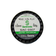 Senra Sentronic SAC 0307 Lehim Teli - 0.8mm, 500g, %2.2 Flux