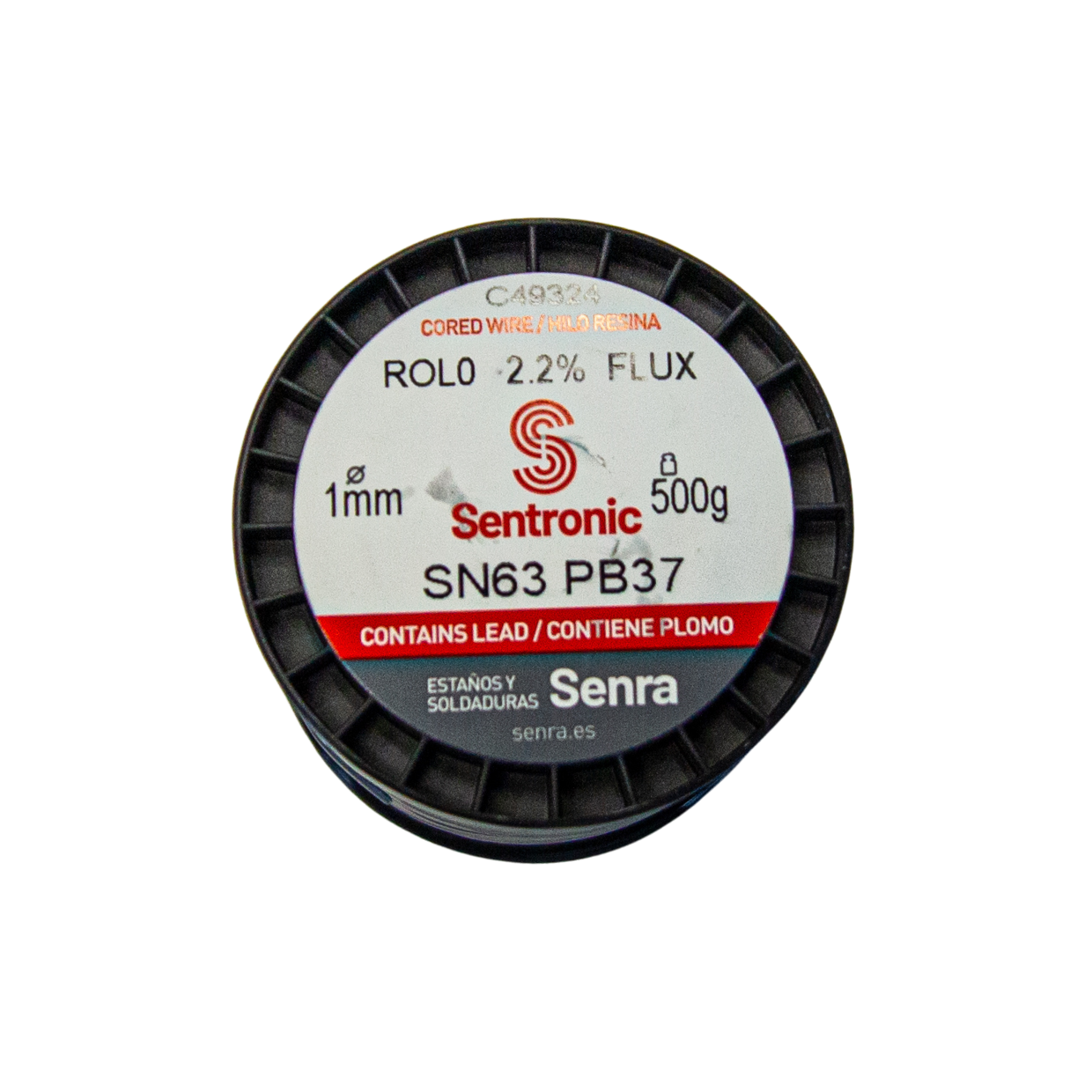 Sentronic SN63 PB37 Lehim Teli (2.2% Flux, 500g, 1mm)